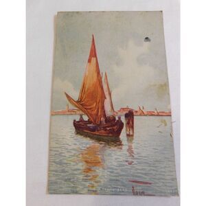 Postcard Early 1900's Vintage 3407 IN Tropic Seas  used
